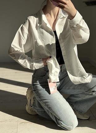 Легка літня сорочка oversize  s m l