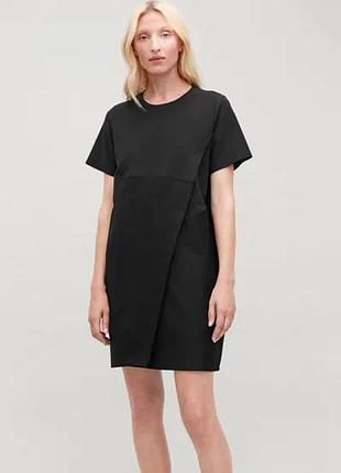 Cos dres with overlap front женское летнее платье, платье