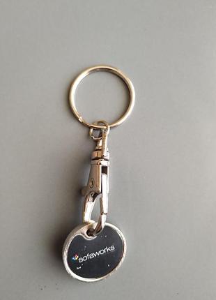 Винтажный брелок sofaworks с карабином 🐻🔑 6