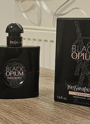 Пустий флакон black opium yves saint laurent