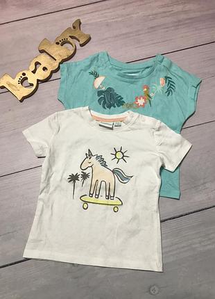 Комплект футболка кнопки на плечі