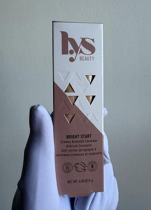 Lys beauty bright start creamy buildable coverage airbrush concealer ln6 light nude — кремовий консилер, 5 г