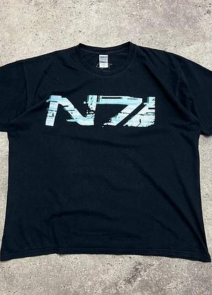 Футболка gildan mass effect n7