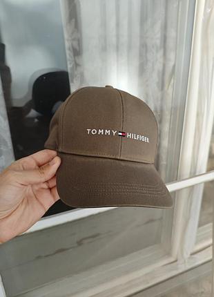 Tommy hilfiger кепка хаки оригинал бейсболка