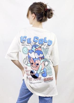 Футболка collision oversize t-shirt