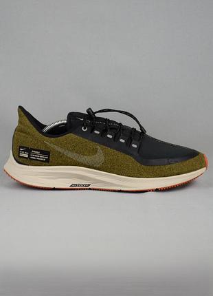 Nike air zoom pegasus 35 shield water-repellent кроссовки мужские текстильные эластичные хаки непромокаемые 44-45 р/29 см react ultraboost asics gel
