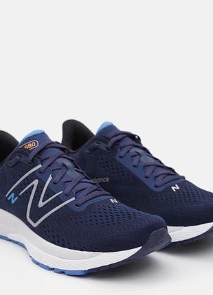 Чоловічі бігові кросівки new balance fresh foam x 880v13 у темно-синьому кольорі.розмір: 44(28 см);45(29 см).матеріал: тканина