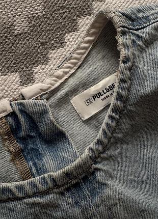 Сукня джинсова сарафан pull&bear 2