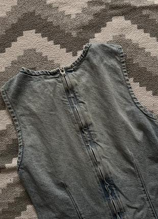 Сукня джинсова сарафан pull&bear 4