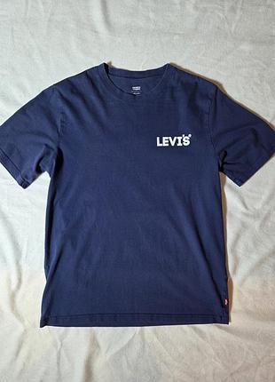 Базова синя футболка levi's