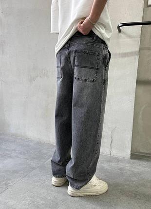 Джинси баггі скейтер baggy skater сірого графітового кольору
