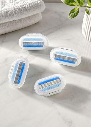 Оригінал❗️змінні касети катриджи gillette venus з 3 лезами (поштучно)