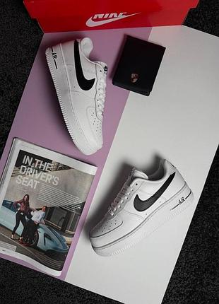 Жіночі кросівки nike air force 1 '07 w white black