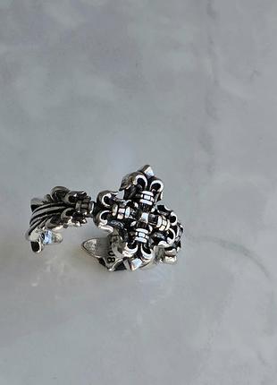 Каблучка chrome hearts blooming cross