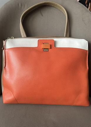 Сумка з натуральної шкіри furla