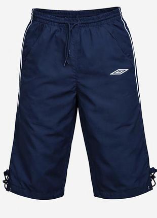 Шорты детские umbro спортивные 146 см темно-синие полиэстер