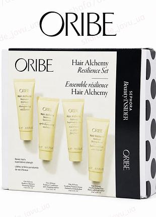 Набір oribe hair alchemy resilience set шампунь, кондиціонер, сироватка і бальзам для волосся по 4 шт 15 мл