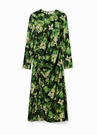 Фірмова стильна міді сукня desigual camoflower dress