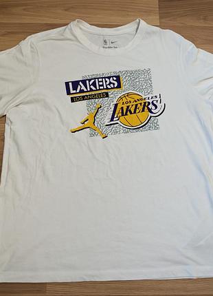 Футболка nike nba los angeles lakers jordan dri-fit, розмір xl