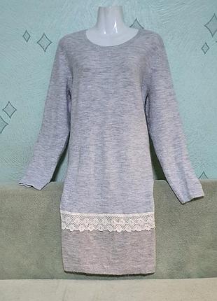 Новое теплое платье.большой размер.