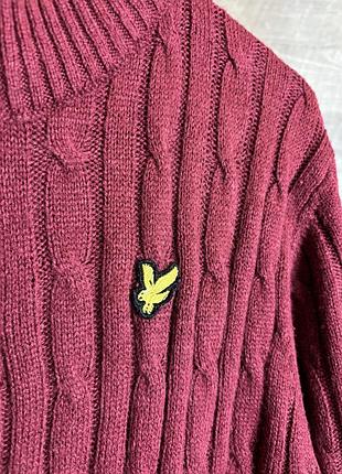Чоловіча оригінальна кофта реглан светр lyle&scott l 7