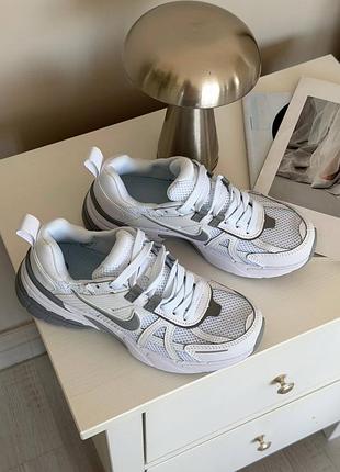 Nike v2k runtekk white grey