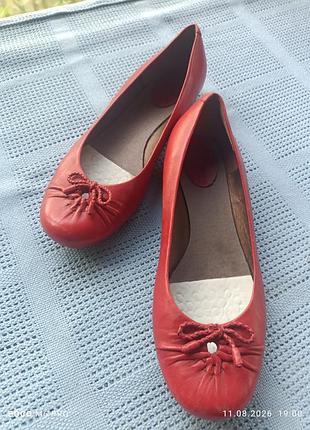 Туфлі жіночі літні, шкіра, clarks, 5