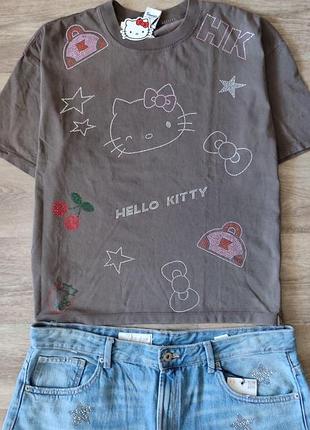 Футболка hello kitty  zara розмір м