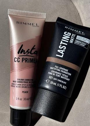 Rimmel праймер та тональний крем