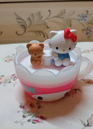 Іграшковий чайний набір sanrio хелло кітті та май мелоді (mcdonald's happy meal)
