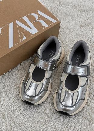 Кросівки zara кеди на липучці