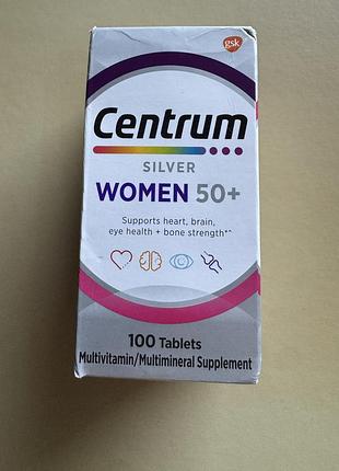 Комплекс вітамінів centrum silver women 50+ 100 таблеток