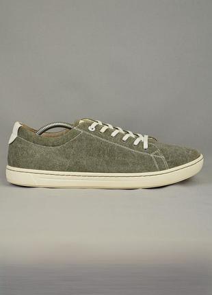 Birkenstock arran canvas кросівки кеди чоловічі текстильні оливково-сірі оригінал 43-44 р/28.5 см camper fred perry converse groundies