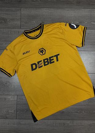 Футбольна футболка мерч sudu wolverhampton wanderers 2024/25 home soccer jersey