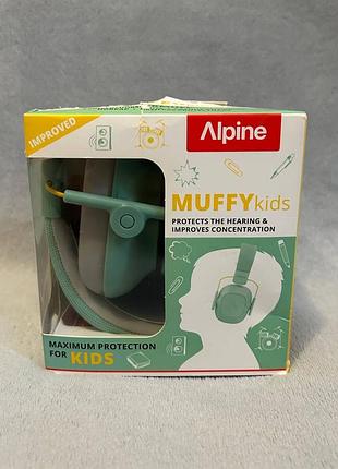 Дитячі шумопоглинаючі навушники захисні alpine muffy kids