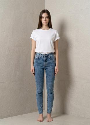 Завужені джинси topshop на високій посадці