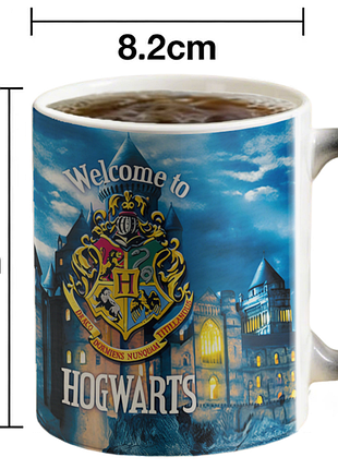 Чашка-хамелеон «хогвартс» – магическая термочашка harry potter