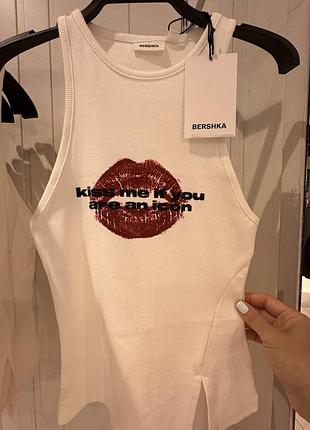 Bershka топ майка