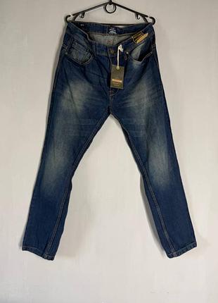 Чоловічі сині джинси / штани industrialize ind/076 straight fit (розмір 34s) — нові з биркою