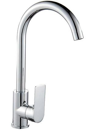 Смеситель s28 ø35 для кухни излив ухо на гайке aquatica (9728100)