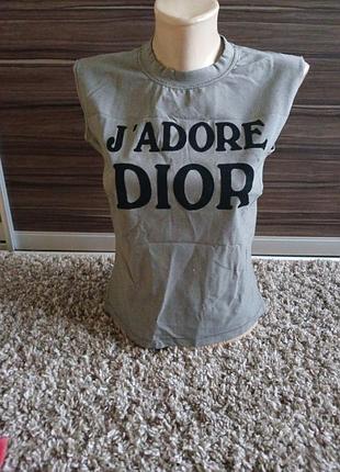 Майка christian dior