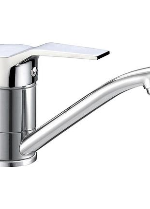Смеситель s44a ø40 для кухни излив прямой 150мм на шпильке aquatica (9744140)