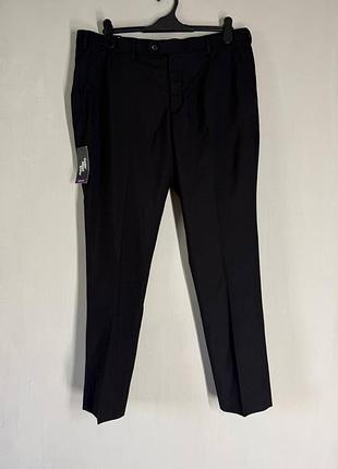 Мужские черные зауженные классические брюки / брюки cedar wood state slim fit (размер l / xl) - новые с биркой