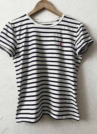 Котонова футболка у смужку polo ralph lauren