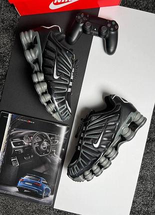 Чоловічі кросівки nike shox tl black grey