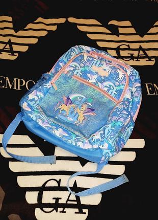 Рюкзак детская сумка сумочка единорог пониль портфель