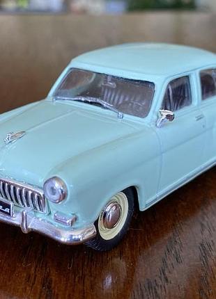 Модель автомобіля газ-21і вольга 1:43 deagostini
