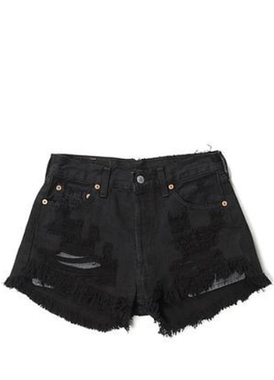 Винтажные рваные шорты levi's vintage