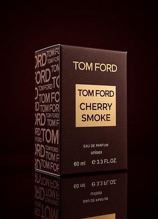Tom ford cherry smoke 60 мл темна вишня з димом, шкірою та шафраном. глибокий, тліючий, унісекс.