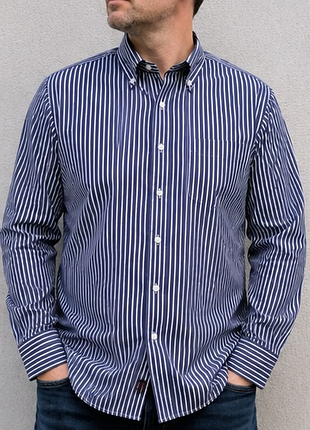 Чоловіча сорочка charles tyrwhitt new york fit у смужку, xl